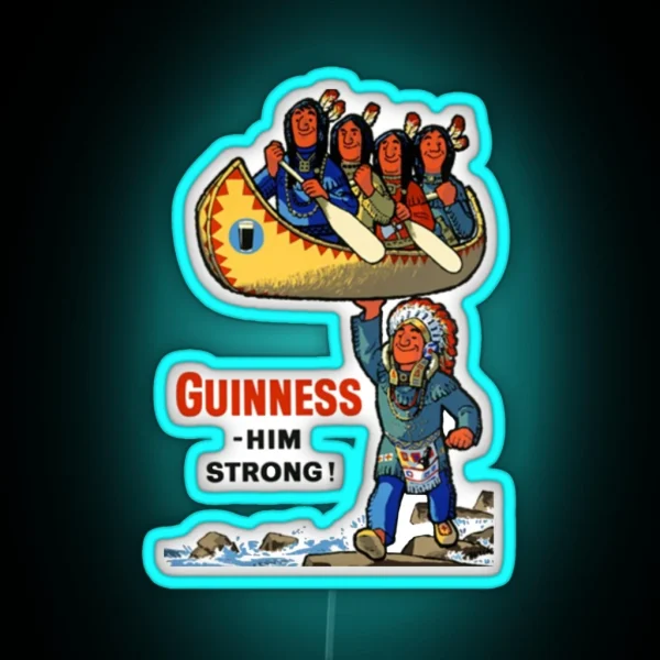 Him Strong RGB Neon Sign