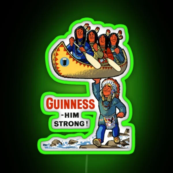 Him Strong RGB Neon Sign