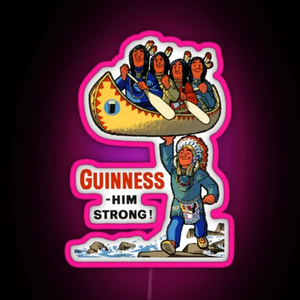 Him Strong RGB Neon Sign