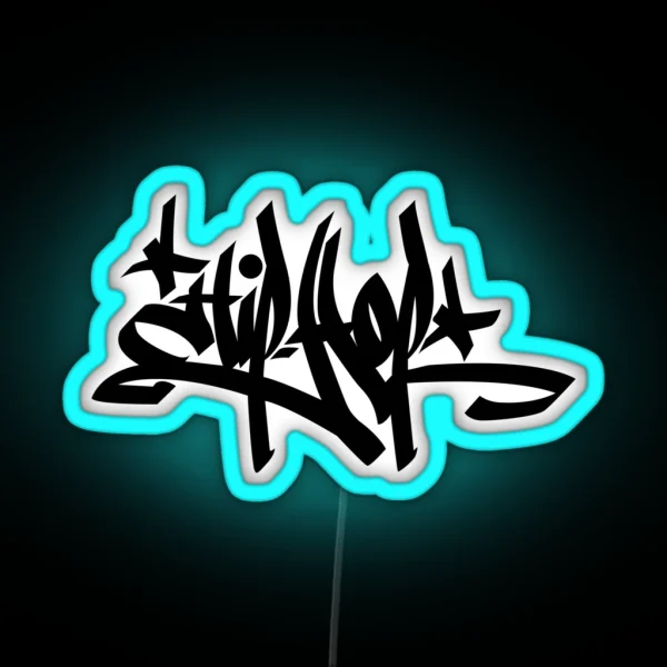 Hip Hop Graffiti RGB Neon Sign