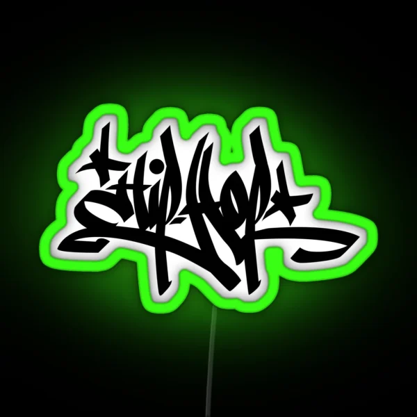 Hip Hop Graffiti RGB Neon Sign