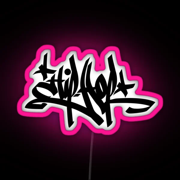 Hip Hop Graffiti RGB Neon Sign