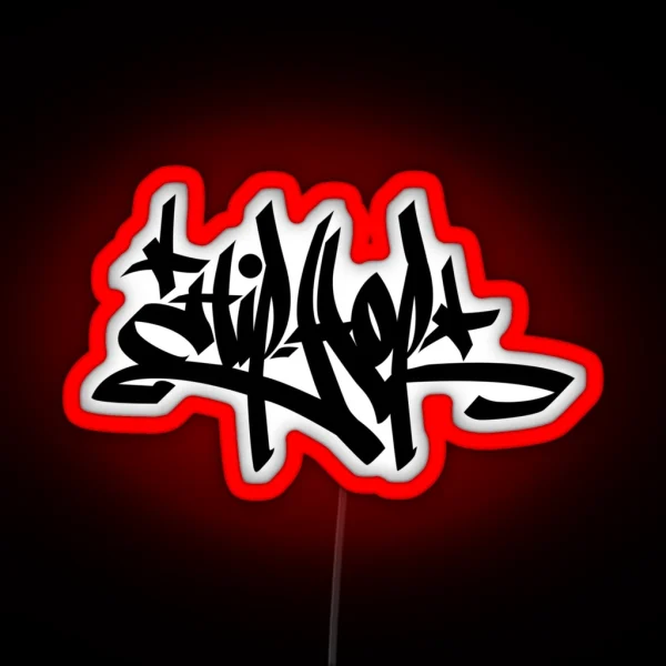 Hip Hop Graffiti RGB Neon Sign