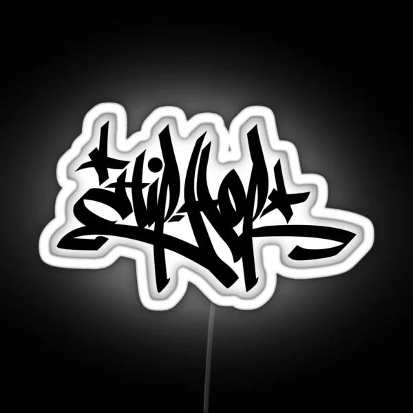 Hip Hop Graffiti RGB Neon Sign