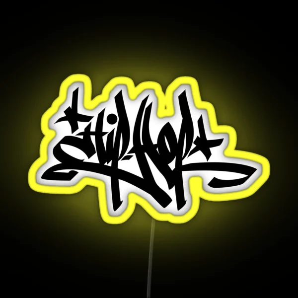 Hip Hop Graffiti RGB Neon Sign