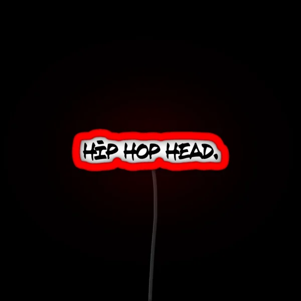 Hip Hop Head Paris RGB Neon Sign