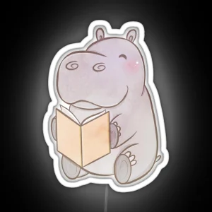 HIPPO READS RGB Neon Sign