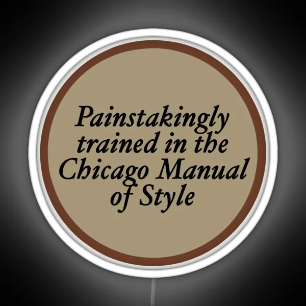 Historian Led Painstakingly Trained In The RGB Neon Sign