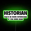 Vintage historian theme neon light decoration for modern living spaces