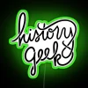Vintage History Buff Room Decor with Bright RGB LED Lighting