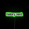 Vintage History Nerd Themed RGB Neon Sign for Retro Decor
