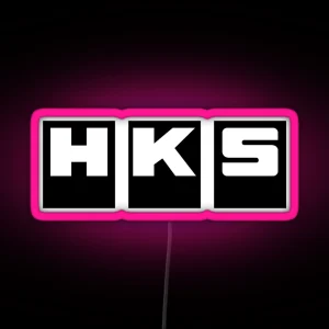 HKS Factory Black RGB Neon Sign