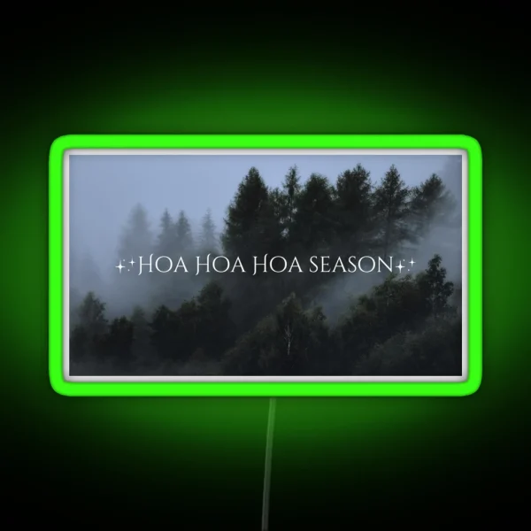 Hoa Hoa Hoa Season RGB Neon Sign