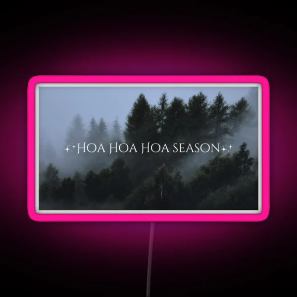 Hoa Hoa Hoa Season RGB Neon Sign