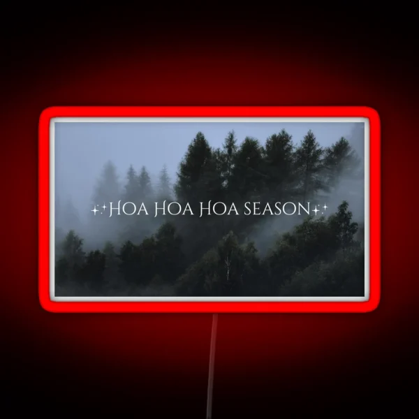 Hoa Hoa Hoa Season RGB Neon Sign