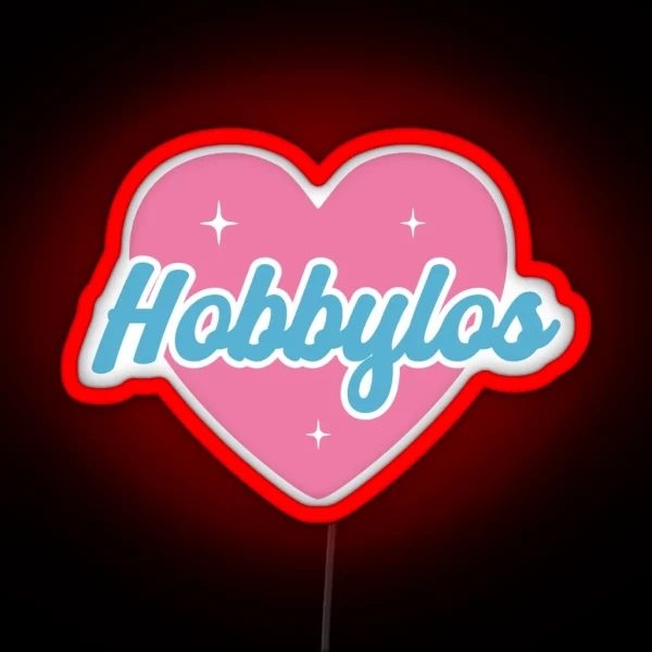 Hobbyless Heart RGB Neon Sign