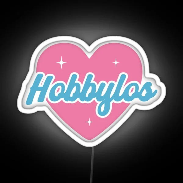 Hobbyless Heart RGB Neon Sign