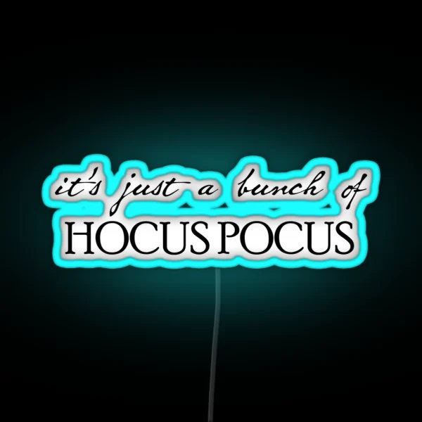 Hocus Pocus RGB Neon Sign