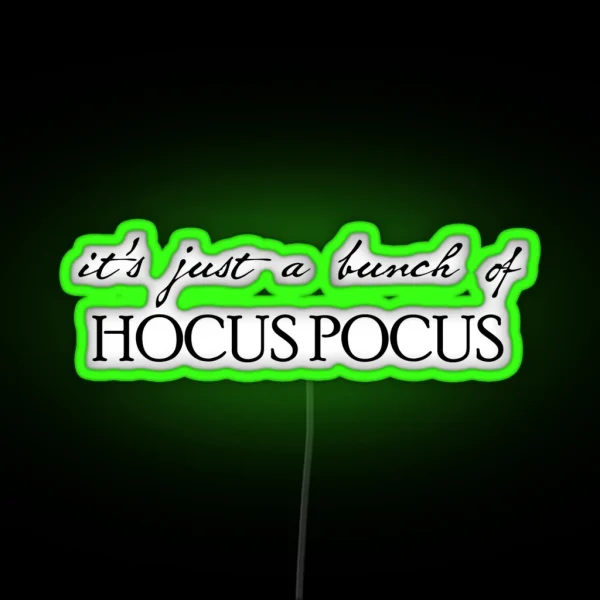 Hocus Pocus RGB Neon Sign