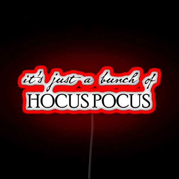 Hocus Pocus RGB Neon Sign