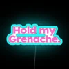 Vibrant Neon Grenache Wine Bar Sign with RGB Colour Accents