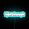 Taylor Swift New Years Day Lyrics Wall Art RGB Neon Sign