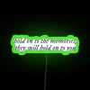 Taylor Swift New Year's Day Inspired Memory Holding Neon Sign