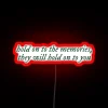 Retro-inspired lyric quote decor with a sentimental nostalgic feel