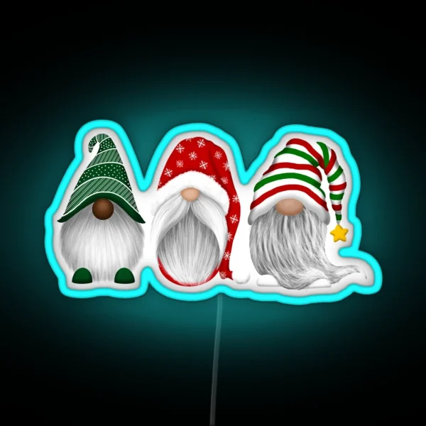 Holiday Gnomes RGB Neon Sign