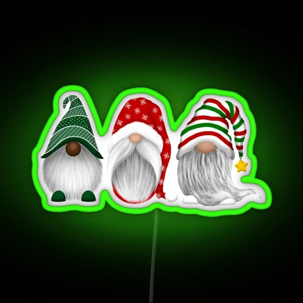 Holiday Gnomes RGB Neon Sign