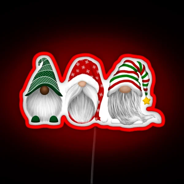 Holiday Gnomes RGB Neon Sign