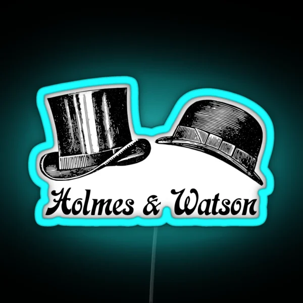 Holmes And Watson RGB Neon Sign