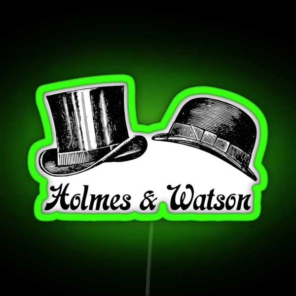 Holmes And Watson RGB Neon Sign