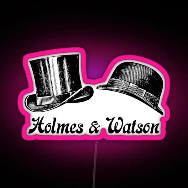 Holmes And Watson RGB Neon Sign