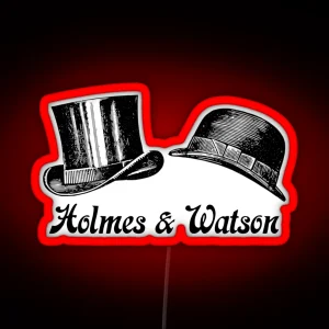 Holmes And Watson RGB Neon Sign