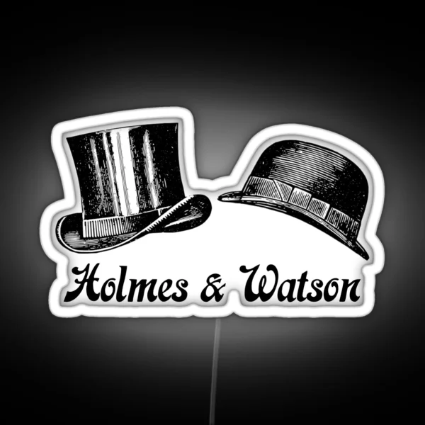 Holmes And Watson RGB Neon Sign