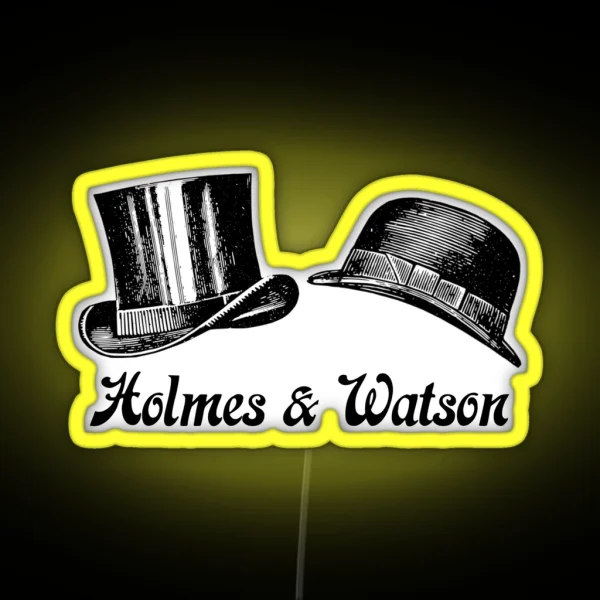 Holmes And Watson RGB Neon Sign