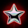 Add neon ambiance with vibrant holographic color changing LED lighting.