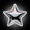Colorful LED holo neon light decoration with customizable rgb display.