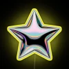Vibrant Full Color LED Neon Sign with Star-Shaped Design Illumination