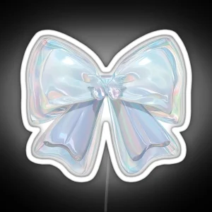 Holographic Bow RGB Neon Sign