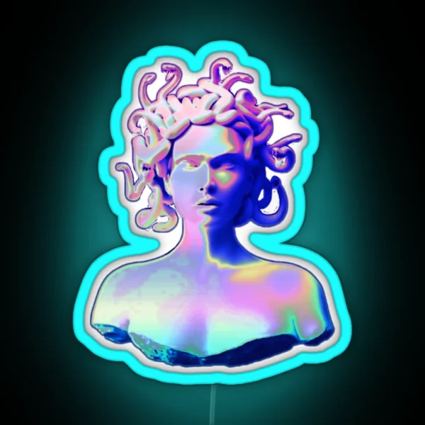 Holographic Medusa RGB Neon Sign