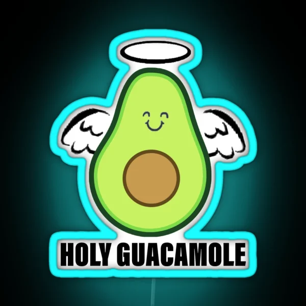Holy Guacamole RGB Neon Sign