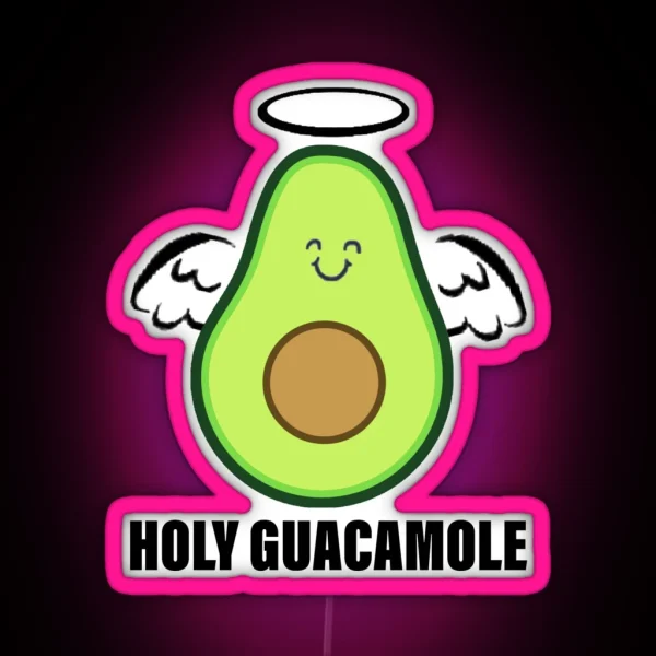 Holy Guacamole RGB Neon Sign