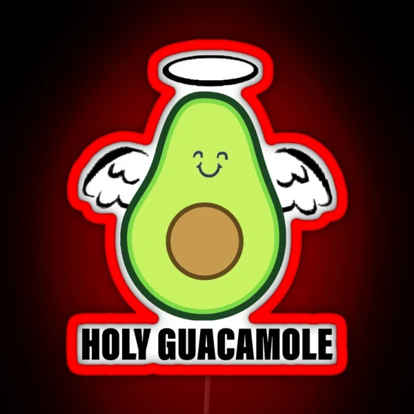 Holy Guacamole RGB Neon Sign