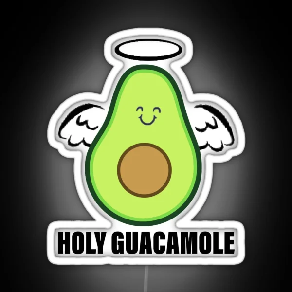 Holy Guacamole RGB Neon Sign