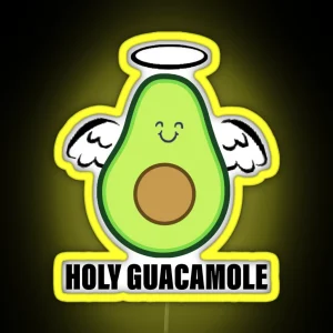 Holy Guacamole RGB Neon Sign