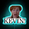 Neon Home Alone movie quote Kevin McCallister retro novelty decorative sign