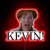 Bring nostalgic laughter home with this colorful Kevin McCallister quote sign.