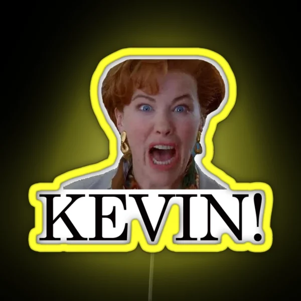 Home Alone Movie Kevin Led RGB Neon Sign
